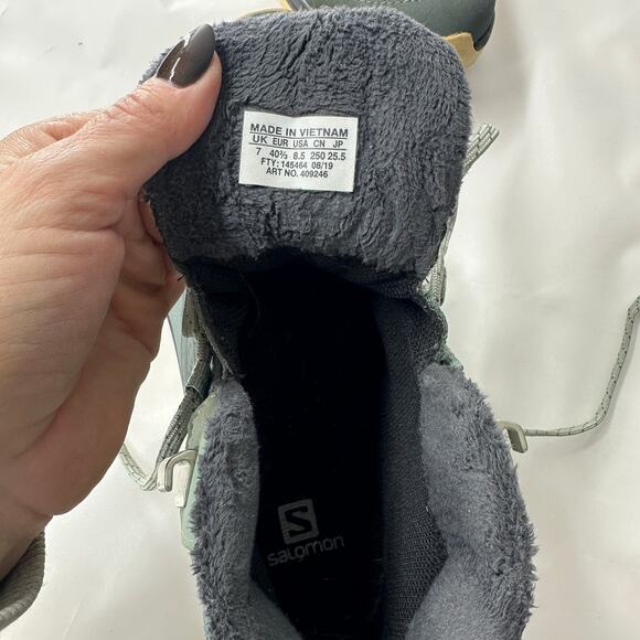 Salomon Women’s Yalta TS CS WP Winter Hiking Lightweight Insulated Boot,Size 8.5 - Picture 3 of 7